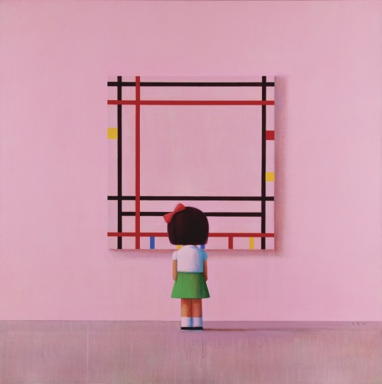 劉野 《小女孩在紐約》210×210cm 布面油畫、亞克力彩 2006

成交價(jià)：1088萬(wàn)港元

2015蘇富比香港秋拍
