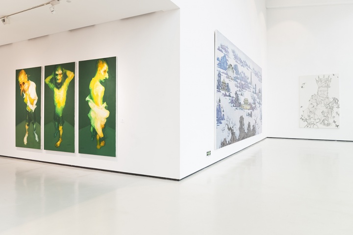 四川美術(shù)學院美術(shù)館新展“川美：‘新繪畫’的一代”現(xiàn)場  攝影：董林
