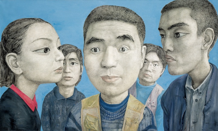 忻海洲 《變動 No.2》 180×300cm 布面丙烯 1999
