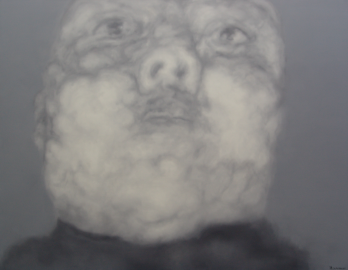 趙能智 《表情2004 No.21》 180×230cm 布面油畫 2004
