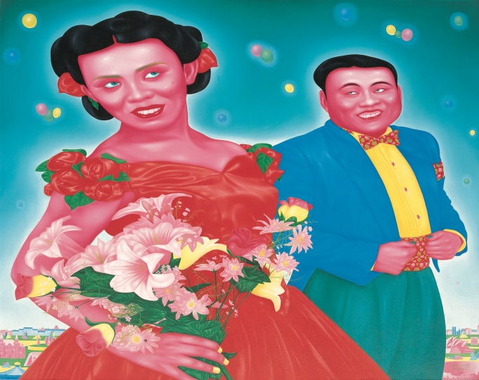 鐘飆 《紅》 400×300cm 布面丙烯 2011
