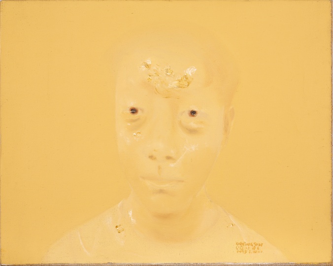 沈小彤 《自畫像》40×50cm 布面油畫 1998
