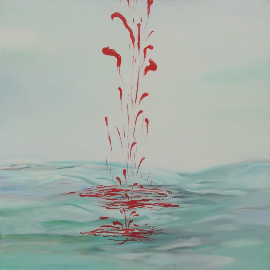 陳可《碧波》 100×100cm 布面油畫 2004

 
