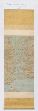 彭薇《水中天使》76x256cm 紙本設(shè)色 2016
