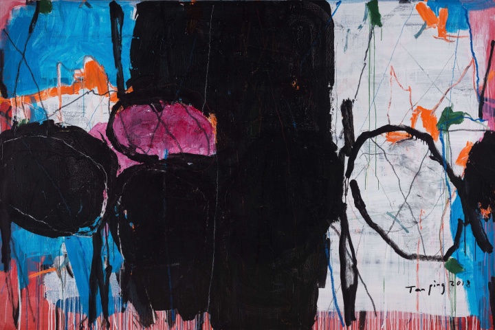 《無題》 200×300cm 布面丙烯 2018

