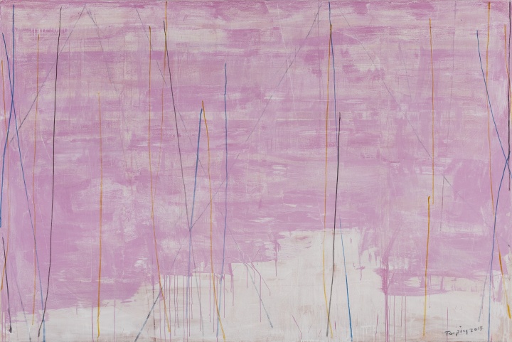 《無題》 200×300cm 布面丙烯 2014
