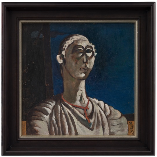 《無題》 50×50cm 布面丙烯 1985
