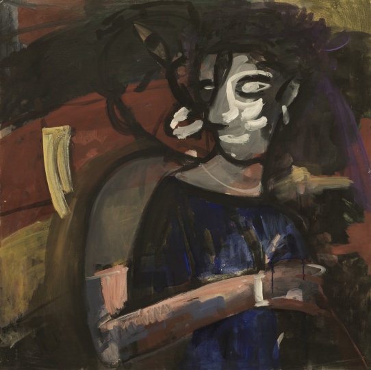 《伴侶》 95×100cm 布面丙烯 1990
