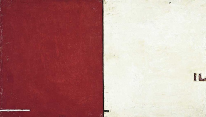 《平衡》 27×33cm×2 布面油畫  1993