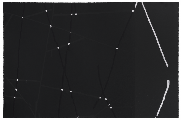 《無題》  118×78cm 套色木板刻畫 2020 
