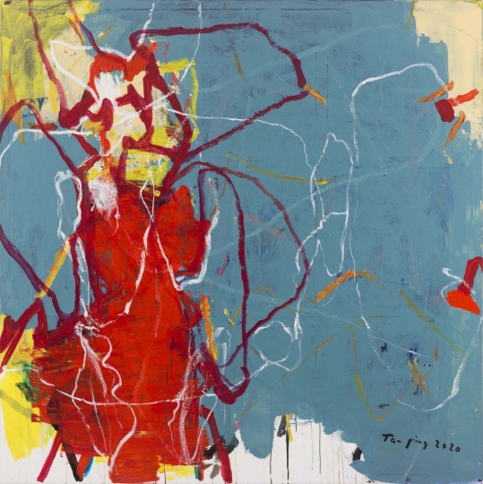 《無題》 200×200cm 布面丙烯 2020

