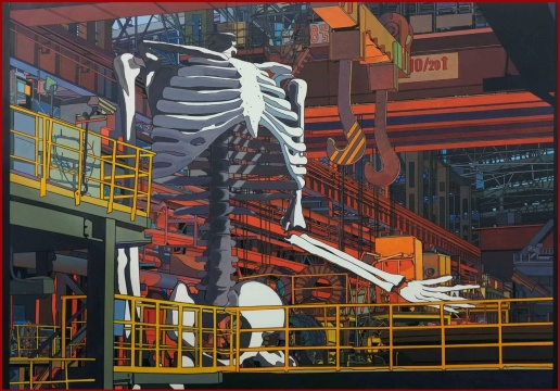 龔嘯宇《LBP.2》150x200cm 布面丙烯 2020
