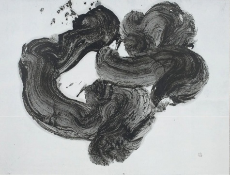 井上有一《母》131.5 x 141.5 cm  日本紙上水墨 1961
