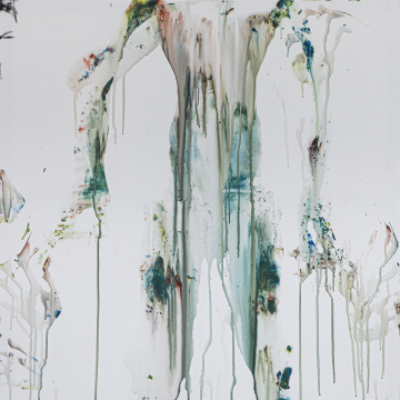 《愛我 2》 100x100cm 布面丙烯 2021 
