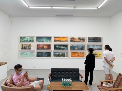 劉海辰個展“16:9 風(fēng)云無盡”展覽現(xiàn)場
