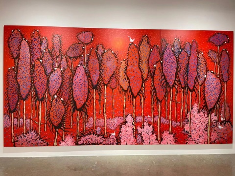 羅旭 《三分地》260×510cm 布面丙烯 2010
