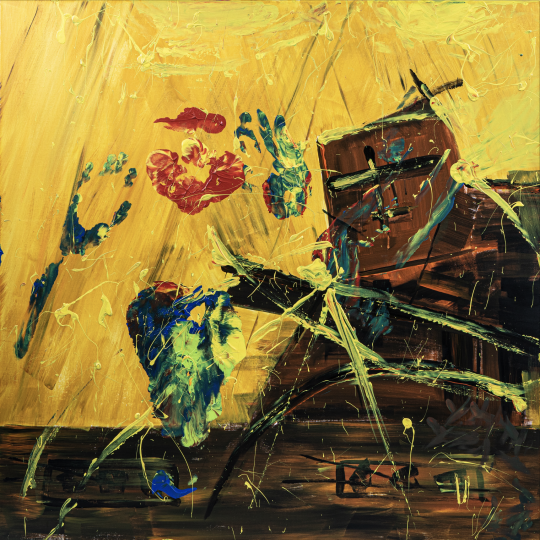 《自我介紹 4》 100×100cm 布面丙烯 2020 

 
