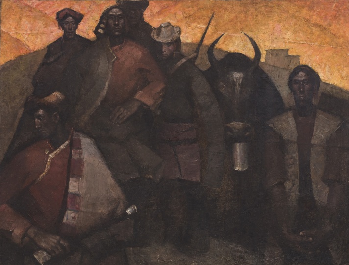 《高原》 88×117cm 布面油畫 1981
