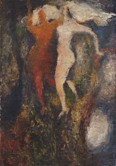 《秋日的舞蹈》 88×63cm 布面油畫 1982
