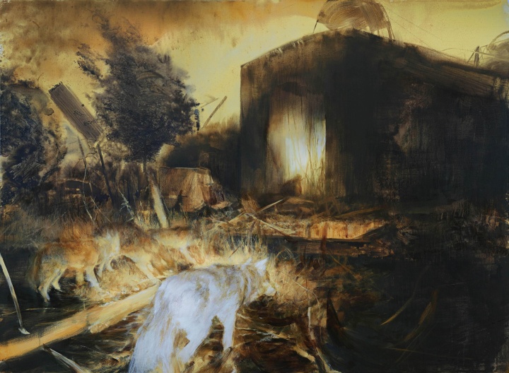 《盜火》 173×235cm 布面丙烯油彩 2019
