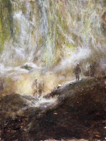 《來自遙遠》 紙本油畫棒  48×36 cm 2020

 
