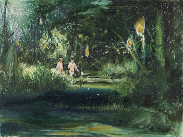 《森林紀》 36×48cm 紙本油畫棒 2021
