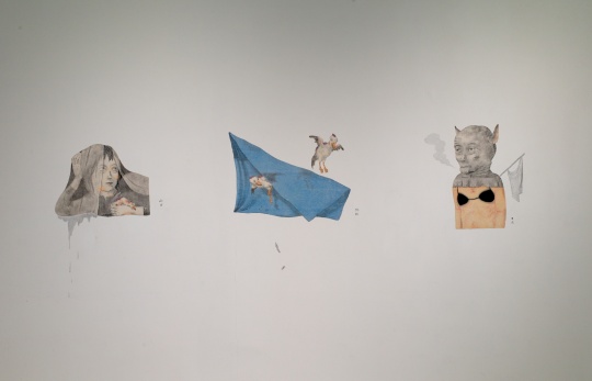 曾健勇個(gè)展“七巧板”展覽現(xiàn)場，索卡藝術(shù)
