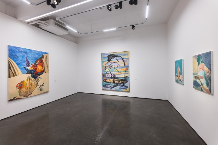 龔劍、郭鴻蔚雙人展“正艷”展覽現場，飛地藝術空間，2021 ??Enclave Contemporary
