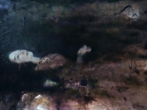 鄭愷伽《奧菲利亞》120x90cm 布面油畫 2021
