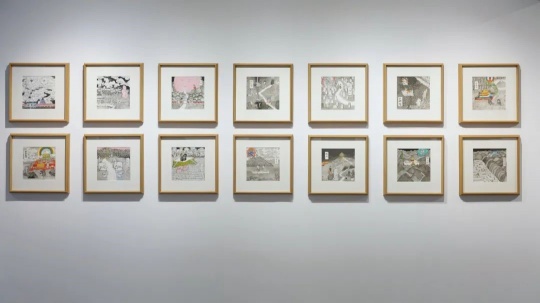 余霽作品展覽現(xiàn)場(chǎng)

