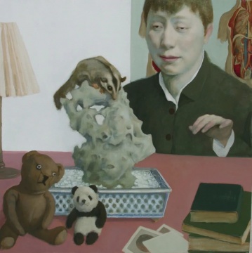 汪翀 《新寵》 61x61cm 布面油畫(huà) 2021
