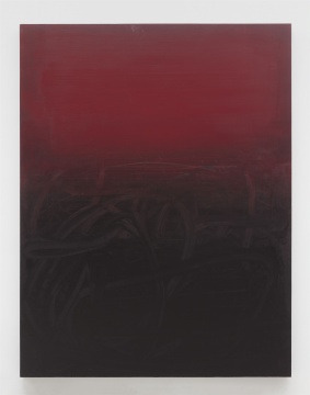 楊黎明 《暗紅色書寫系列》 280×215cm 布面油畫 2020
