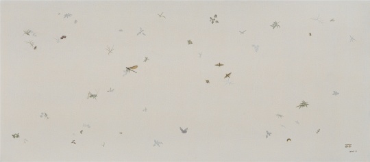 吳笛笛 《沒有雜草NO.7》 170×75cm 布面油畫 2014
