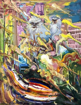 《英雄少年》120×90cm 布面油畫(huà) 2021
