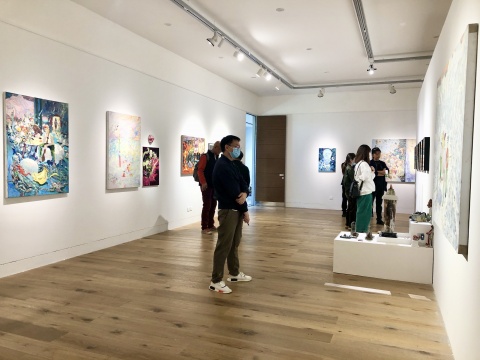 《傳說(shuō)——吳嘯海作品展》展覽現(xiàn)場(chǎng)
