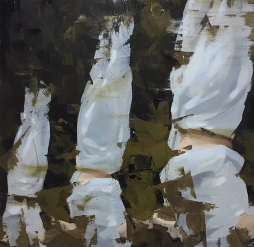 沈沐陽(yáng) 《日常迷局No.2》 80×80cm 布面丙烯 2017