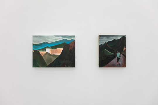 肖江個(gè)展“山外山” 站臺當(dāng)代藝術(shù)機(jī)構(gòu) 展覽現(xiàn)場 2021

