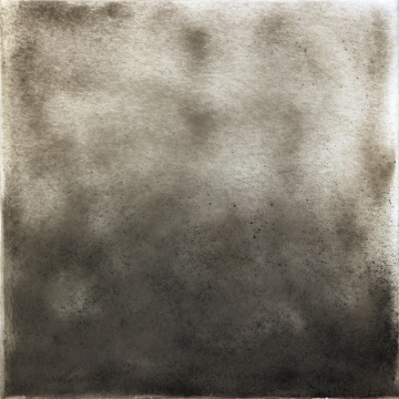張震宇《20200722》45×45cm 布面灰塵 2020
