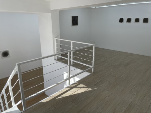 張震宇個展“塵變”，墨方展覽現(xiàn)場
