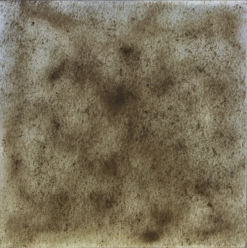 張震宇《20200727》45×45cm 布面灰塵 2020
