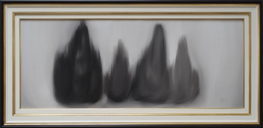 趙趙《筍》60x150cm 布面油畫 2021
