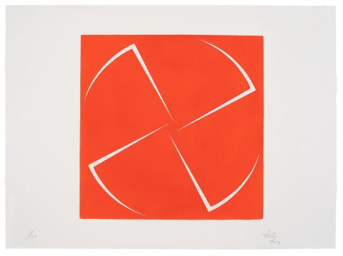 孟祿丁 《朱砂3-3》 72×53cm 銅版畫 2019
