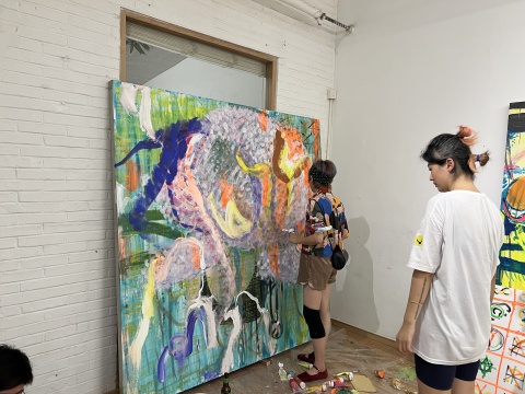 “ONS”展覽現(xiàn)場 蔡錦空間 北京 2022
