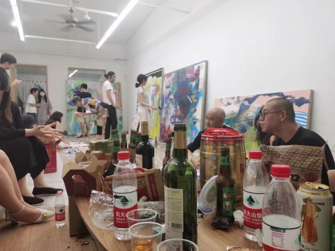 蔡錦空間“ONS”小組出沒！7小時的繪畫狂歡