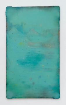《綠蹤》 360x210cm 布面油畫(huà)  2021
