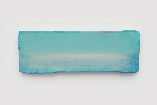《極光》 45x124cm  布面油畫(huà)  2022
