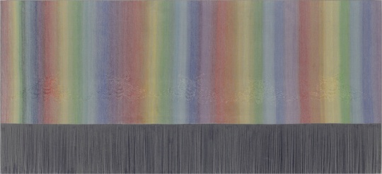《作為生命的絹——5》 40cm×88.5cm，絹本設(shè)色，2017
