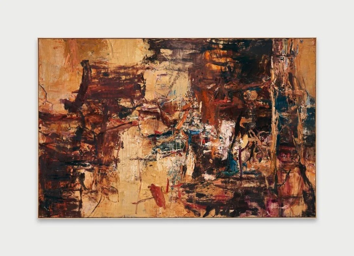 《雨后山谷》180×280cm 油彩 油畫棒 畫布 2020-2021 ? 屠宏濤 圖片：厲蔚閣
