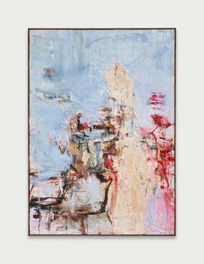 《大山大水》170×120cm 油彩 油畫棒 畫布 2019–2022 ? 屠宏濤 圖片：厲蔚閣
