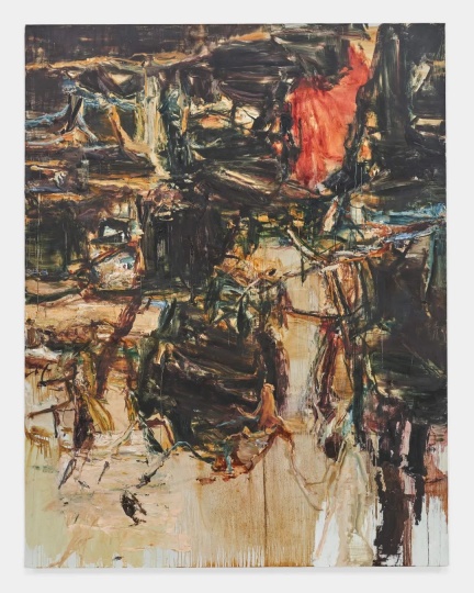 《落木蕭蕭下》270×210cm 布面油畫 2019-2020 ?屠宏濤 圖片：Lévy Gorvy 作品于2020年Lévy Gorvy倫敦“屠宏濤：一波三折”個展中展出
